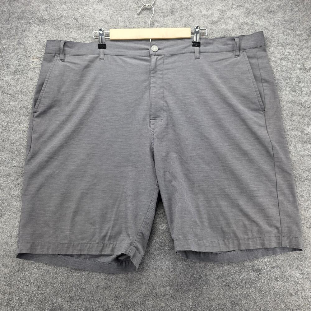 Callaway Shorts Mens 46 Waist Gray Bermuda Polyester Cotton Spandex 10 Inseam